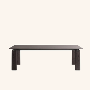 Ensemble de table à manger ronde convertible Aurelia - Extensible et assemblé en chêne et marbre pour la maison, le bureau ou la cuisine - Product Image 1