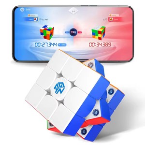 Khối lập phương thông minh GAN 356 I Carry <span class=keywords><strong>2</strong></span> UV 3x3, theo dõi chuyển động thông minh, đo thời gian, đếm bước với ứng dụng CubeStation, đồ chơi thú vị - Product Image 1