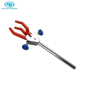 Haju LAB laboratorium tiga jari, penjepit/penjepit labu dapat diatur ganda - Product Image 2