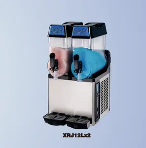 Máquina de aguanieve de jugo de fruta vevor 2 tanques 12L máquina de aguanieve comercial