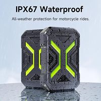Caméra de tableau de bord moto double avant/arrière 1080p, étanche IP67, enregistrement en boucle, surveillance de stationnement 24h/24, vision nocturne, contrôle par application, capteur G