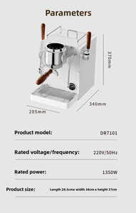 Tốt Nhất Bán Máy Pha Cà Phê Đa Sử Dụng 220V Rắn Gỗ Xử Lý Chuyên Nghiệp Cấp Máy Pha Cà Phê - Product Image 5