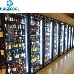 Hugecool OEM New Glass cửa đi bộ trong làm mát cho trạm xăng đi bộ trong phòng mát - Product Image 1