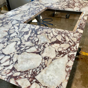 Lavabo da Bagno Moderno di Alta Qualità in Marmo Italiano Calacatta Viola per Lavandini da Bagno - Product Image 4