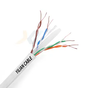 كابل شبكات من مصنع Cat 6 UTP STP SFTP كابل داخلي وخارجي يجاوز اختبار التوفيق OEM يدعم كابل شبكات BC وCCA