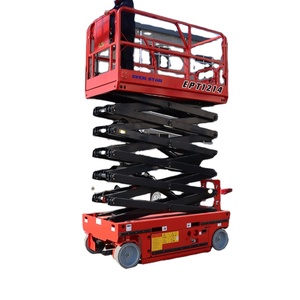 Điện Scissor Lift 4-18M trên không nền tảng 6M 8M 10m 12M 14m skylift di động nâng lên giàn giáo thủy lực Scissor Lift - Product Image 2