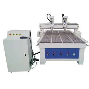 1325 Twee Spindels Twee Koppen Cnc Graveermachine Hout Pvc Acryl Karton Hunkering Cnc Router