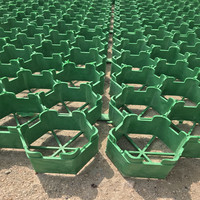 Grilles de stabilisation de gravier en plastique blanc pour pavage de sol robuste, style traditionnel