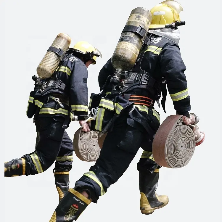 Combinaisons de lutte contre l'incendie en aramide Offre Spéciale direct d'usine vêtements de pompiers uniformes approuvés CE