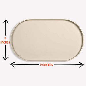 Portable Modern Waterproof Silicone Pet Cat Dog Anti-Overflow Nonslip Feeding <b>Mat</b> with Edges - Product Image 4