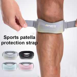 Adjustable Lightweight Breathable Spandex <b>Nylon</b> Hook Loop Closure Patellar Tendon Support Knee Brace for Sports Protection Pain - Product Image 4