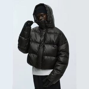 Abrigos de Plumón Personalizados para Hombre, con Capucha, Relleno de Burbujas, Acolchados, con Logotipo, Chaquetas Acolchadas con Plumas, Abrigos para Hombre - Product Image 4