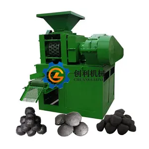 For making palm kernel shell coconut husk squeezer charcoal briquette machine