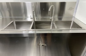 Remorque de restauration rapide BBQ, cuisine mobile de vente ambulante, burger, pizza, hot-dog, glace, café, <span class=keywords><strong>bar</strong></span>, remorquable, résistant à la rouille, 4 roues pour - Product Image 6