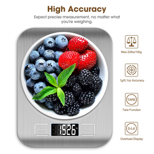 Báscula de Cocina Electrónica Digital de 11 lb con Función de Tara, Funciona con Batería, Peso Máximo 10 kg - Product Image 6