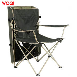 Silla Plegable para Exteriores Woqi con Toldo, 123x58x91 cm, Marco de Aluminio, Tela Oxford, Silla de Jardín y Camping - Product Image 3