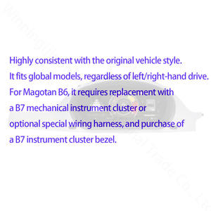 Kit di Aggiornamento Cruscotto Strumentazione a Prezzo Conveniente per <span class=keywords><strong>Passat</strong></span> B6 <span class=keywords><strong>2005</strong></span> 2006 2007 2008 2009 2010 2011 - Product Image 5