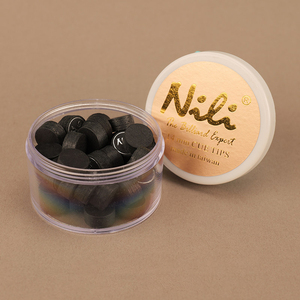 หัวคิวพูลไต้หวัน Nili Professional แบบหลายชั้น ขนาดใหญ่ 14 มม. หัวคิวบิลเลียดคุณภาพพรีเมียมสำหรับคิวพูลอเมริกัน - Product Image 1