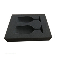 Boîte à vin personnalisée avec logo, emballage cadeau de luxe, boîte en papier épais avec insert en mousse, boîte de sécurité pour verre à vin