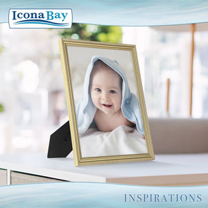Marco de fotos de plástico blanco PS 5X7 personalizado de alta calidad al por mayor hecho de madera y plata para uso doméstico fabricación directa de fábrica - Product Image 2