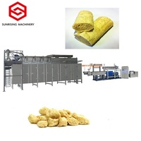 Machine complètement automatique d'extrudeuse de morceaux de protéine de soja pour le traitement de produit de haricot