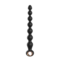 Plug anal vibrant à sept boules, perles anales, jouets anaux en silicone, stimulateur de prostate masculin