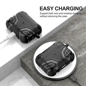 Funda de hombre murciélago para <span class=keywords><strong>Airpods</strong></span> Pro 2, funda de lujo para auriculares a prueba de golpes para <span class=keywords><strong>Apple</strong></span> <span class=keywords><strong>Air</strong></span> Pods <span class=keywords><strong>Airpods</strong></span> 3 Pro2, funda para auriculares inalámbricos - Product Image 4