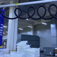 Lève-chargeur de cartons ergonomique à tube sous vide pour la logistique et le chargement en entrepôt