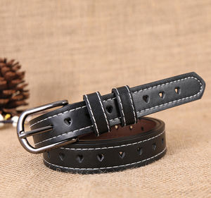 Nouvelle <span class=keywords><strong>ceinture</strong></span> en alliage pour femme, passe-partout, sans perforation, entièrement ajourée, multicolore, style coréen simple et tendance, pour jeans, vente en gros - Product Image 3