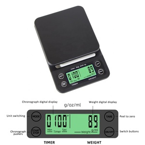 कॉफी के पैमाने पर 3000 जी एस्प्रेसो स्केल के साथ शीर्ष बिक्री कॉफी स्केल - Product Image 2