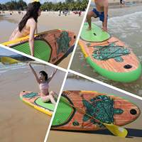 En stock planches de sup gonflables planches à pagaie planche à pagaie debout jeu d'eau surf accessoires standard Isup