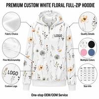 Sweat-shirts à capuche personnalisés en polyester par sublimation pour femmes, rose, amples, avec fermeture éclair, tenues décontractées pour femmes, fabricant