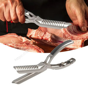 Removedor de Membrana de Costillas de Acero Inoxidable, Herramienta de Preparación para Barbacoa, Ecológico, Fácil de Usar, Accesorios Seguros para Preparar Costillas - Product Image 1