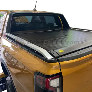 Partes do corpo automotivo Alumínio Hard Retrátil Truck Bed Cover Retrátil Truck Tonneau Covers Para Ford Ranger T9