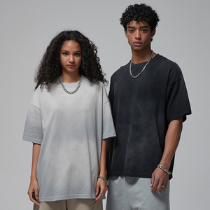 250G Heavyweight Drop Schulter Affe Wash Sun Faded T-Shirt Streetwear Acid Washed Hochwertiges Baumwoll-T-Shirt für Männer - Product Image 6