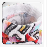 Chaussettes de sublimation imprimées numériques 3D personnalisées de haute qualité Chaussettes vierges à la mode avec logo personnalisé Chaussettes de sport en coton pour hommes et femmes