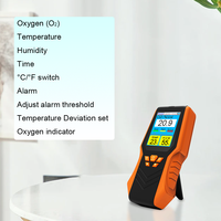 Analyseur d'oxygène visuel portable, oxymètre pour surveiller la carence en oxygène à domicile avec alarme, moniteur de carence en oxygène, usine de fabrication
