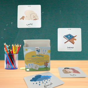 Cartes Flash de langue multinationale personnalisées jouet éducatif pour enfants fabriqué à partir de papier respectueux de l'environnement prix d'usine - Product Image 4