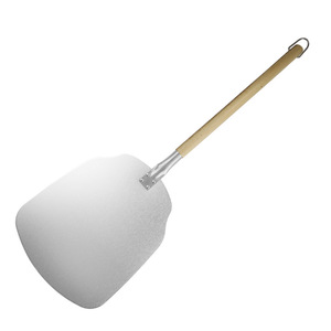 Pelle à pizza en aluminium 85x29,5 cm avec manche en bois amovible à visser, outil de transfert de pizza - Product Image 1