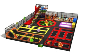 Château gonflable de terrain de jeu d'intérieur avec le parc d'attractions différent de <span class=keywords><strong>jeux</strong></span> d'obstacle pour le centre commercial - Product Image 6