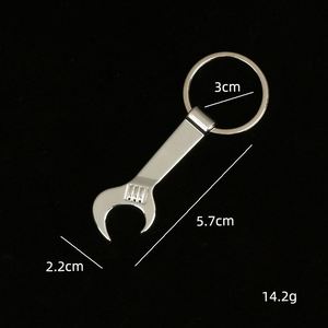 Cjx Factory Wholesale Custom Metal <b>Key</b> Chain Stainless Steel <b>Blank</b> Engraving Keychain With Logo Bottle Opener - Product Image 4