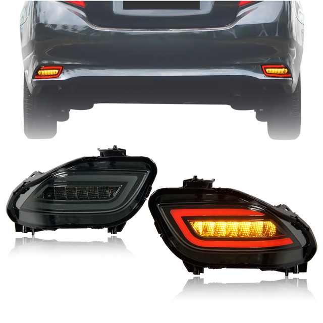 High-quality LED Taillights, Rear Bumper Lamps and Reflector Components Exclusively for Toyota Vios / Yaris Ativ 2008-2013
