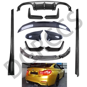 Pour M4 F82 : Spoiler en fibre de carbone, lèvre avant, diffuseur arrière, miroir, capot moteur, aileron de capot - Product Image 1