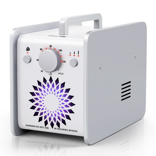 Portable 75W Electrical Ozone Generator 45000mg/h High Power Outdoor Air Cleaner for Large Rooms Garages Cars Pet Odor Removal