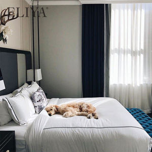 Cina Produttore Fancy Commercio All'ingrosso <span class=keywords><strong>Camera</strong></span> <span class=keywords><strong>Da</strong></span> <span class=keywords><strong>Letto</strong></span> Tinta Unita Bianco Blackout <span class=keywords><strong>Tende</strong></span> Della Finestra - Product Image 2