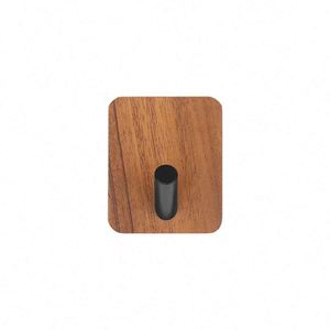 Wholesale Wekids Eco-Friendly Multi-functional Self-Adhesive Wooden Clothes <b>Hooks</b> Wall Mounted for <b>Bathroom</b> Kitchen Towels - Product Image 2