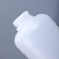 Bouteilles rondes vides en plastique HDPE, de 1 l, pour liquide chimique, vente en gros, ml