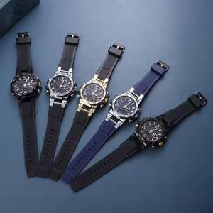 अनुकूलन योग्य पुरुषों के खेल क्वार्ट्ज घड़ी सिलिकॉन स्ट्रैप चमकदार नंबर डिस्प्ले - Product Image 4