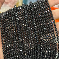Perles en vrac à facettes en pierre d'abacus 3x4mm, péridot naturel, améthyste, spinelle pour la fabrication de bijoux DIY en gros