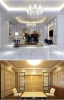 Panneau mural en PVC effet marbre, design luxueux, certifié CE, finition brillante, revêtement UV, style moderne pour villa et hôtel